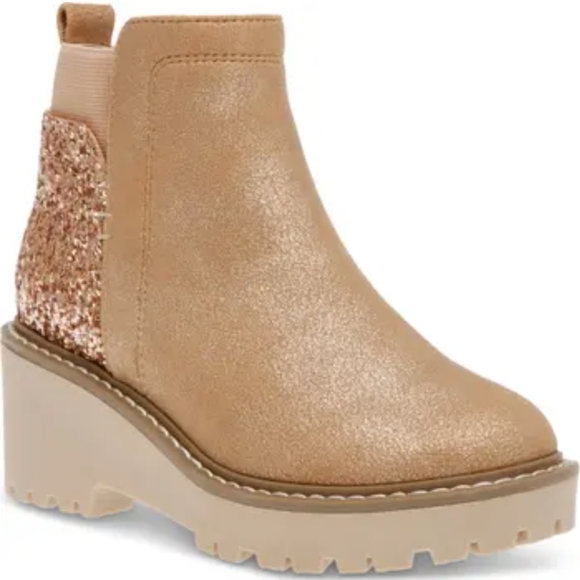 Kids Faboo Bronze Gold Bootie DV by Dolce Vita....Size 3 - Picture 1 of 9